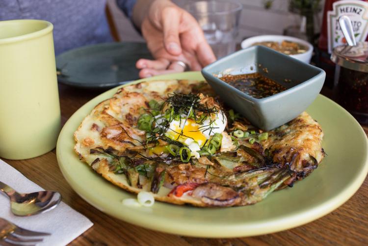 A lunch plate from Berkeley Social Club in Berkeley, CA