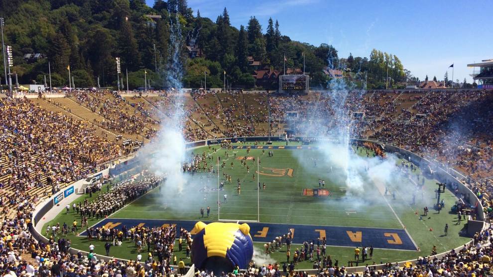 California Memorial Stadium celebrating college sports Berkeley California
