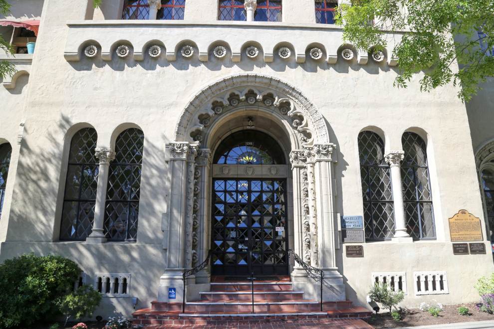 Front entrance of the Berkeley City Club in Berkeley CA