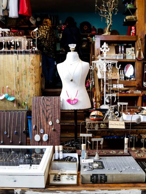 jewelry and other items for sale at Old Yak Bazaar a Berkeley boutique shop