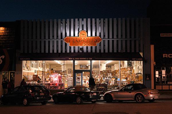 Exterior of Pegasus Solano bookstore in Berkeley