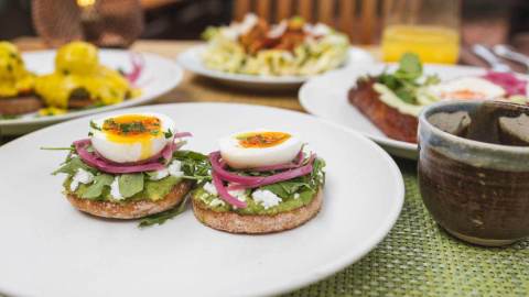 Eggs Benedict from Babette in Berkeley, CA