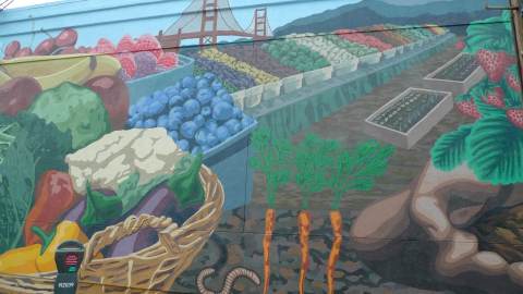 Gourmet Ghetto Mural