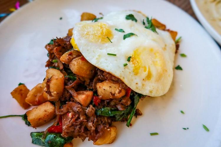 A breakfast plate from Skates in Berkeley, CA